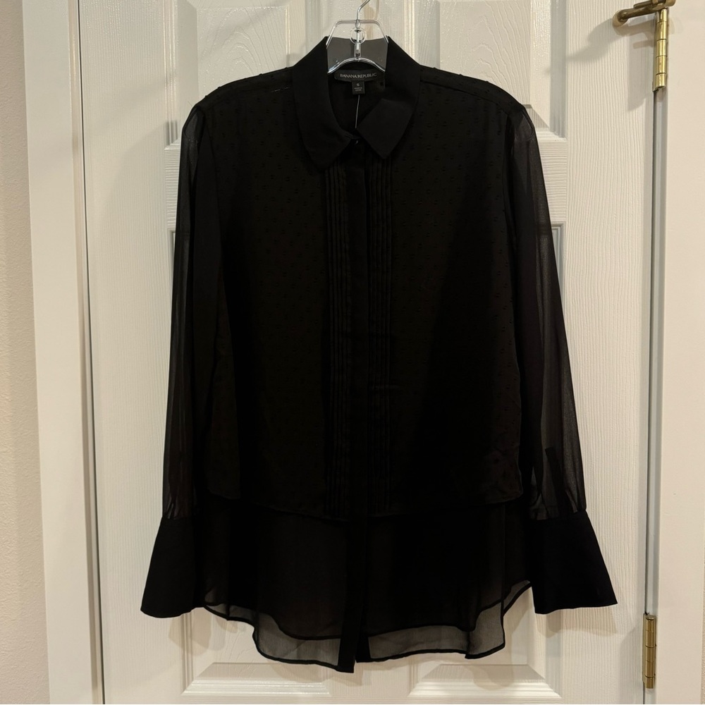 Women’s Banana Republic Dot Chiffon Layered Blouse